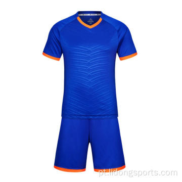 Conjunto de camisa de futebol de treinamento de futebol por atacado